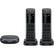 Angle. Motorola - MOTO-AXH02 Alexa Built-In Expandable Cordless Phone System - Black.
