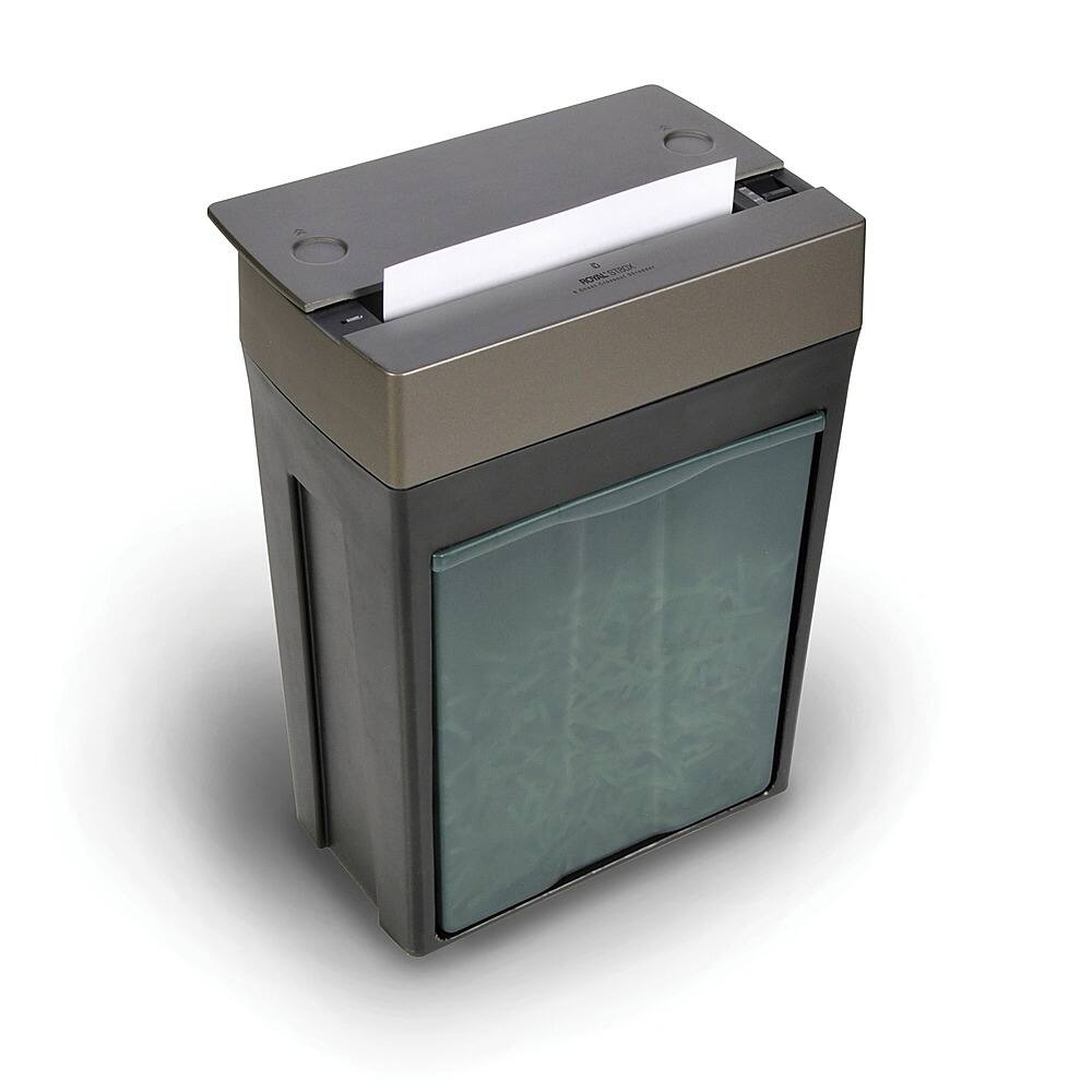 Alt View 12. Royal - 8-Sheet Crosscut Paper Shredder - Silver.