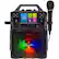 Front. Karaoke USA - MP3 Portable Karaoke System - Black.