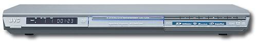 Front Standard. JVC - Progressive-Scan DVD Player w/ DivX Playback - Silver.