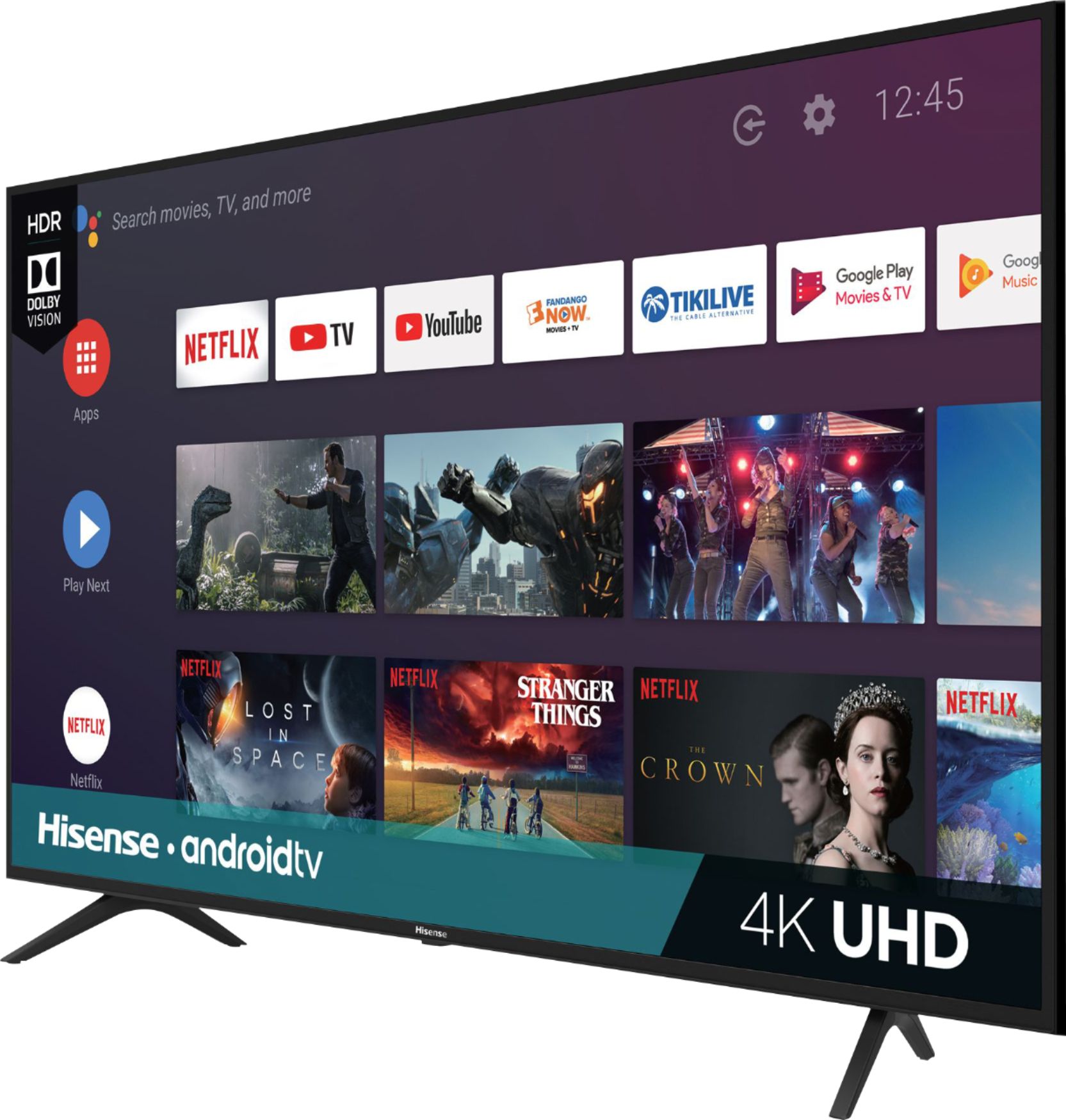 Left View: Hisense - 32" Class H5500 Series LED HD Smart Android TV