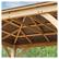 Alt View 13. Yardistry - 12' x 14' Meridian Gazebo - Coffee Brown/Natural Cedar.