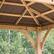 Alt View 14. Yardistry - 12' x 12' Meridian Gazebo - Coffee Brown.
