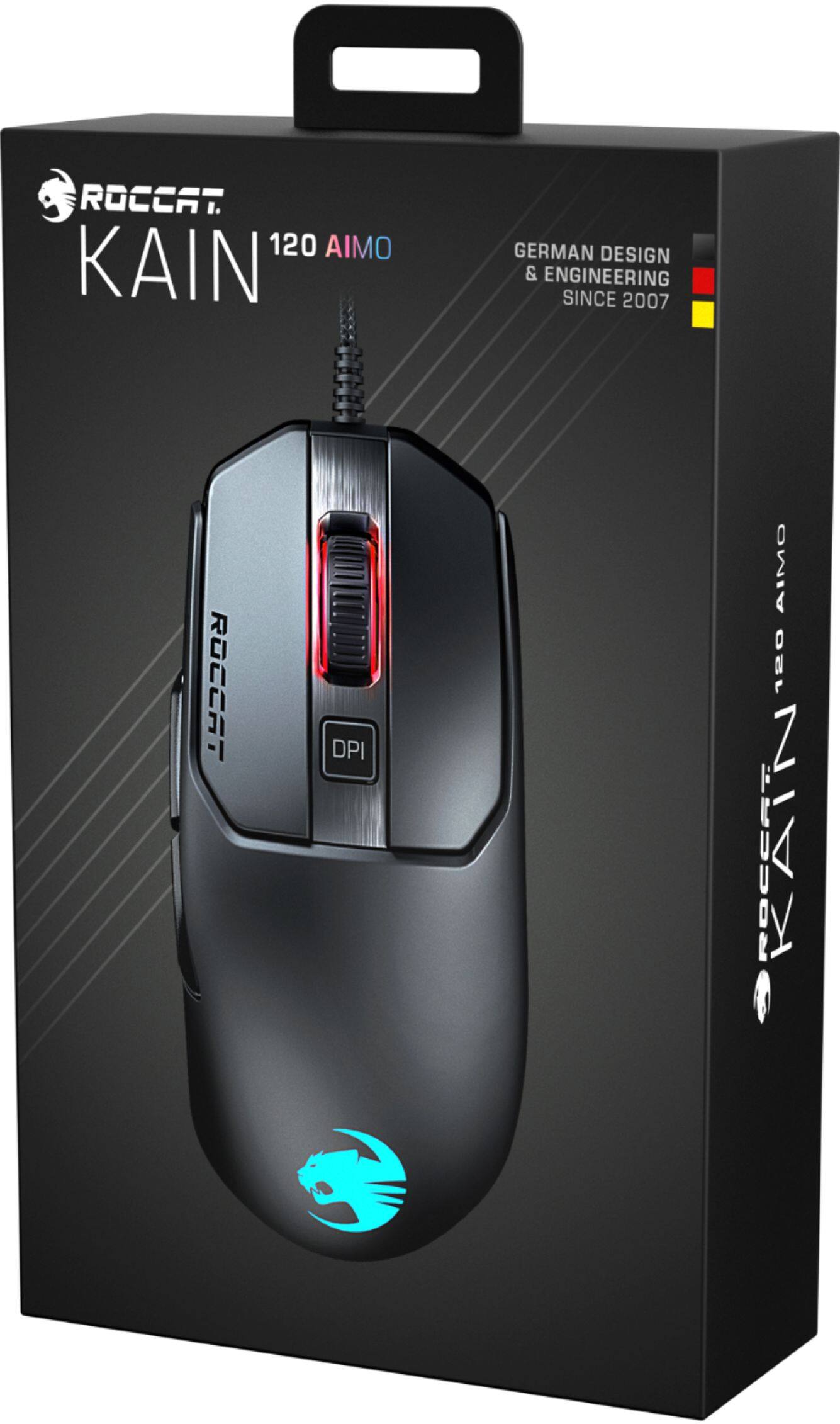 Roccat Kain 1 Aimo Wired Optical Gaming Mouse With Rgb Lighting Black Big Apple Buddy