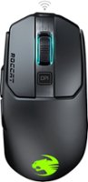 ROCCAT - Kain 200 AIMO Wireless Optical Gaming Mouse with 16K DPI Owl-Eye Sensor Titan-Click RGB - Black - Front_Zoom