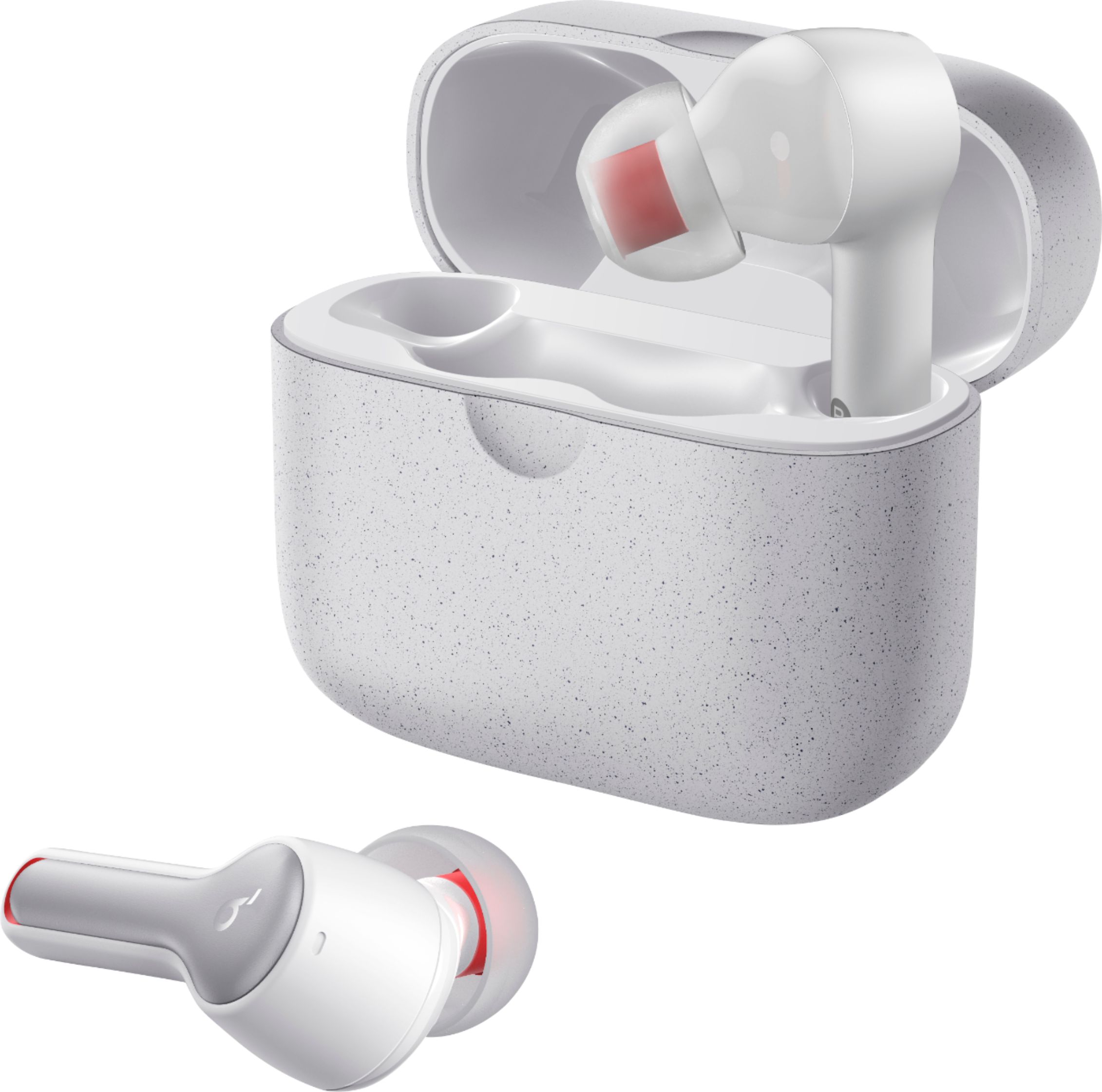 Left View: Soundcore - by Anker Liberty Air 2 Earbuds True Wireless In-Ear Headphones - White