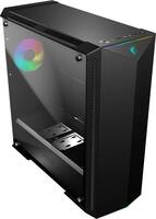 MSI - MPG GUNGNIR eATX Mid-Tower Case - Black/Light Gray - Front_Zoom