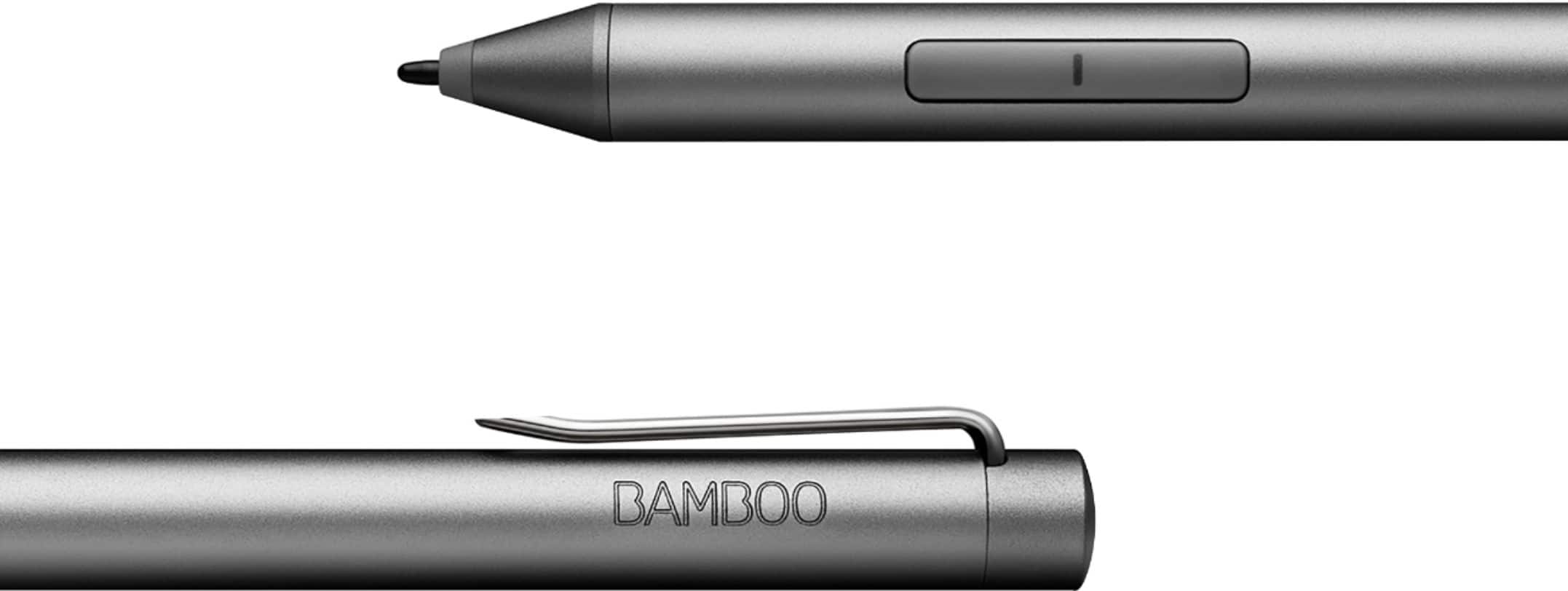 Alt View 12. Wacom - Bamboo Ink Smart Stylus for Windows Ink; 2nd Generation - Gray.