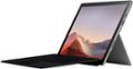 Front Zoom. Microsoft - Surface Pro 7 - 12.3" Touch Screen - Intel Core i3 - 4GB Memory - 128GB SSD with Black Type Cover - Platinum.