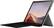Front. Microsoft - Surface Pro 7 - 12.3" Touch Screen - Intel Core i3 - 4GB Memory - 128GB SSD with Black Type Cover - Platinum.