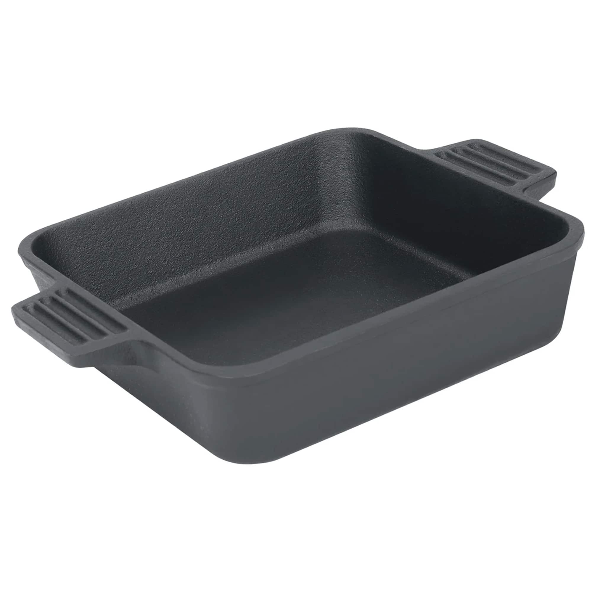 Bayou Classic - 8x8 Inch Pre Seasoned Cast Iron Cake Pan Casserole Bakeware Dish