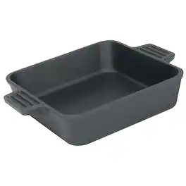 Bayou Classic - 8x8 Inch Pre Seasoned Cast Iron Cake Pan Casserole Bakeware Dish - Black