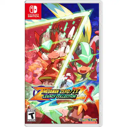 Front. Capcom - Mega Man Zero/ZX Legacy Collection. - T (Teen 13+)
