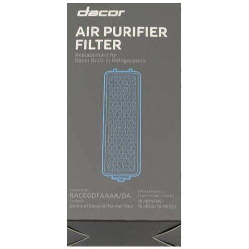 Front. Dacor - Air Filter for Dacor Refrigerators - Gray.