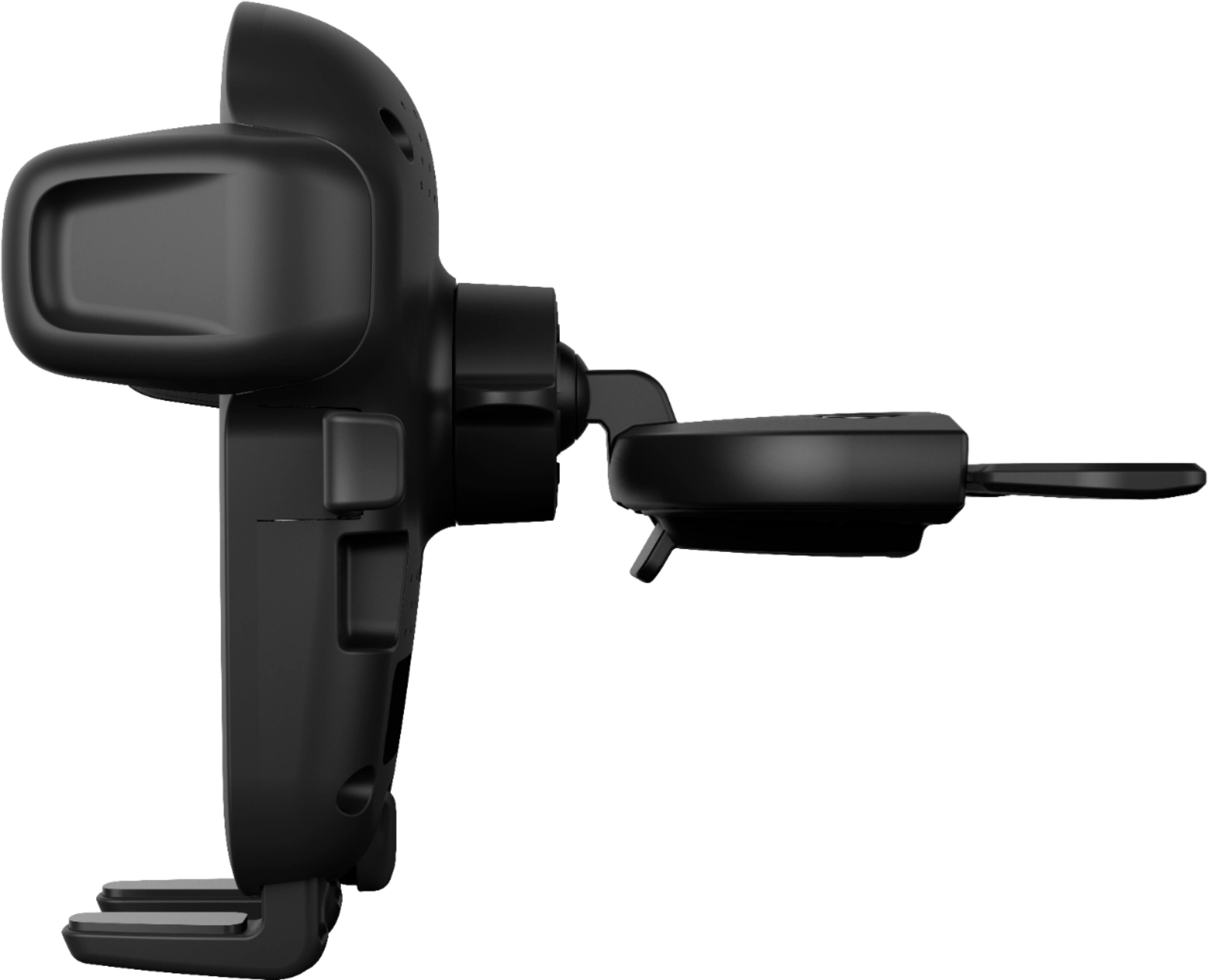 Alt View 14. iOttie - Easy One Touch 2 Wireless Fast Charge Universal Air Vent & CD Mount for Mobile Phones - Black.