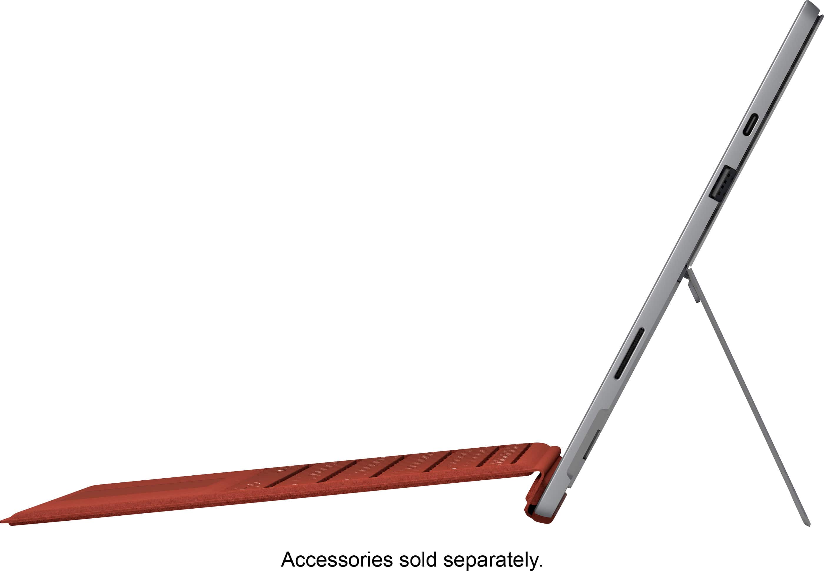 Alt View 18. Microsoft - Surface Pro 7 - 12.3" Touch Screen - Intel Core i7 - 16GB Memory - 512GB SSD - Device Only (Latest Model) - Platinum.