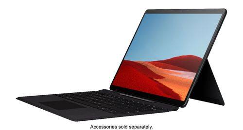 Microsoft - Surface Pro X - 13" Touch Screen - Microsoft® SQ1™ - 16GB Memory - 256GB Solid State Drive - WiFi + 4G LTE - Matte Black