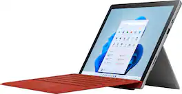 Microsoft - Geek Squad Certified Refurbished Surface Pro 7 - 12.3" Touch Screen - Intel Core i7 - 16GB Memory - 256GB SSD - Platinum