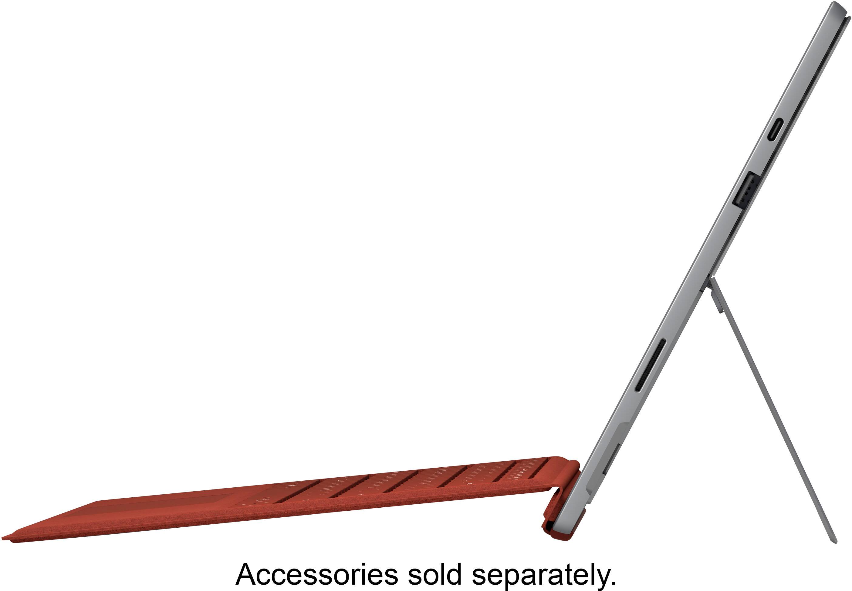 Alt View 18. Microsoft - Surface Pro 7 - 12.3" Touch Screen - Intel Core i7 - 16GB Memory - 256GB SSD - Device Only (Latest Model) - Platinum.