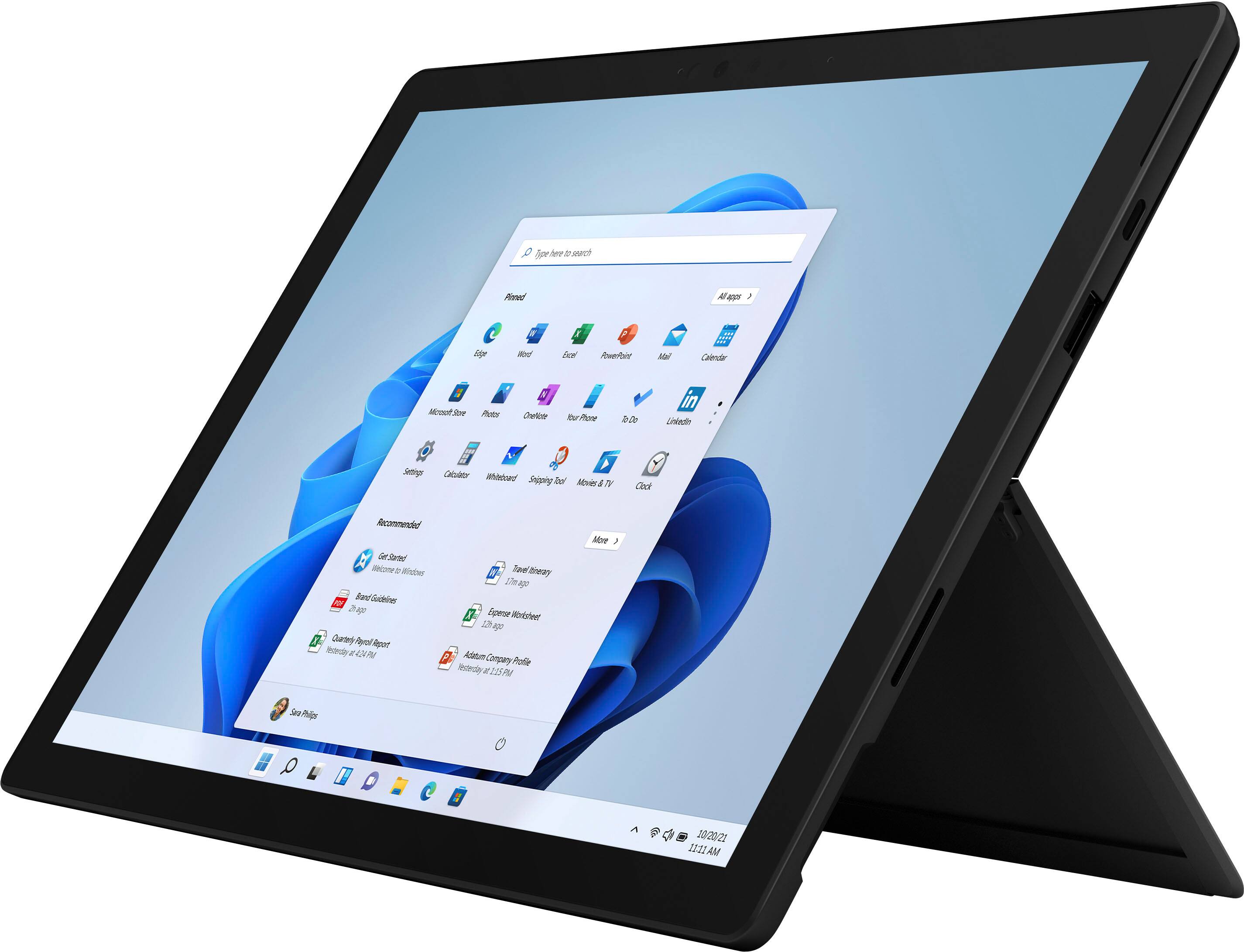 Alt View 11. Microsoft - Surface Pro 7 - 12.3" Touch Screen - Intel Core i7 - 16GB Memory - 512GB SSD - Device Only.