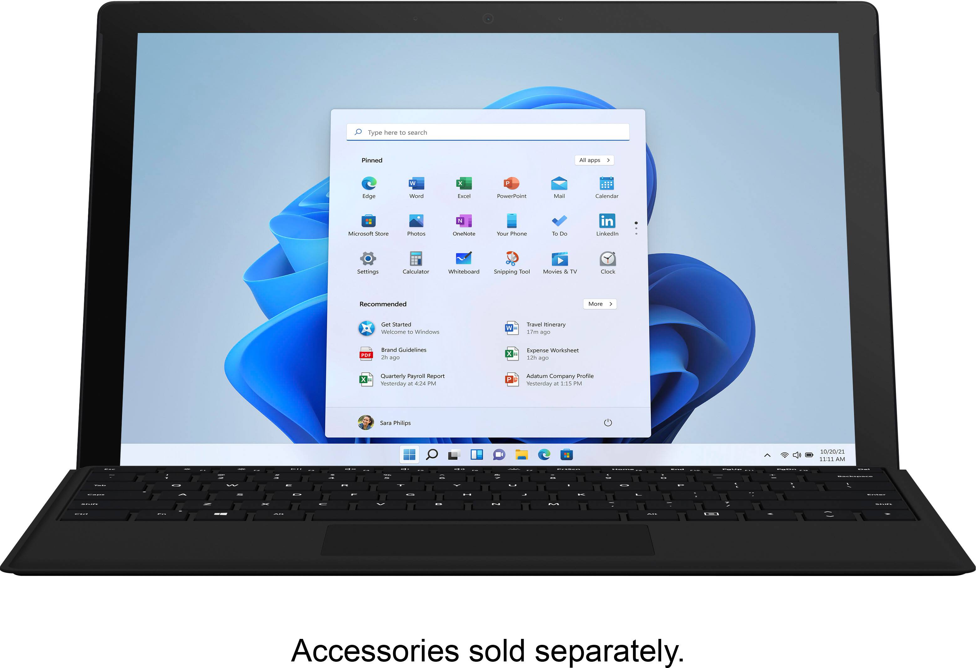 Alt View 16. Microsoft - Surface Pro 7 - 12.3" Touch Screen - Intel Core i7 - 16GB Memory - 512GB SSD - Device Only.