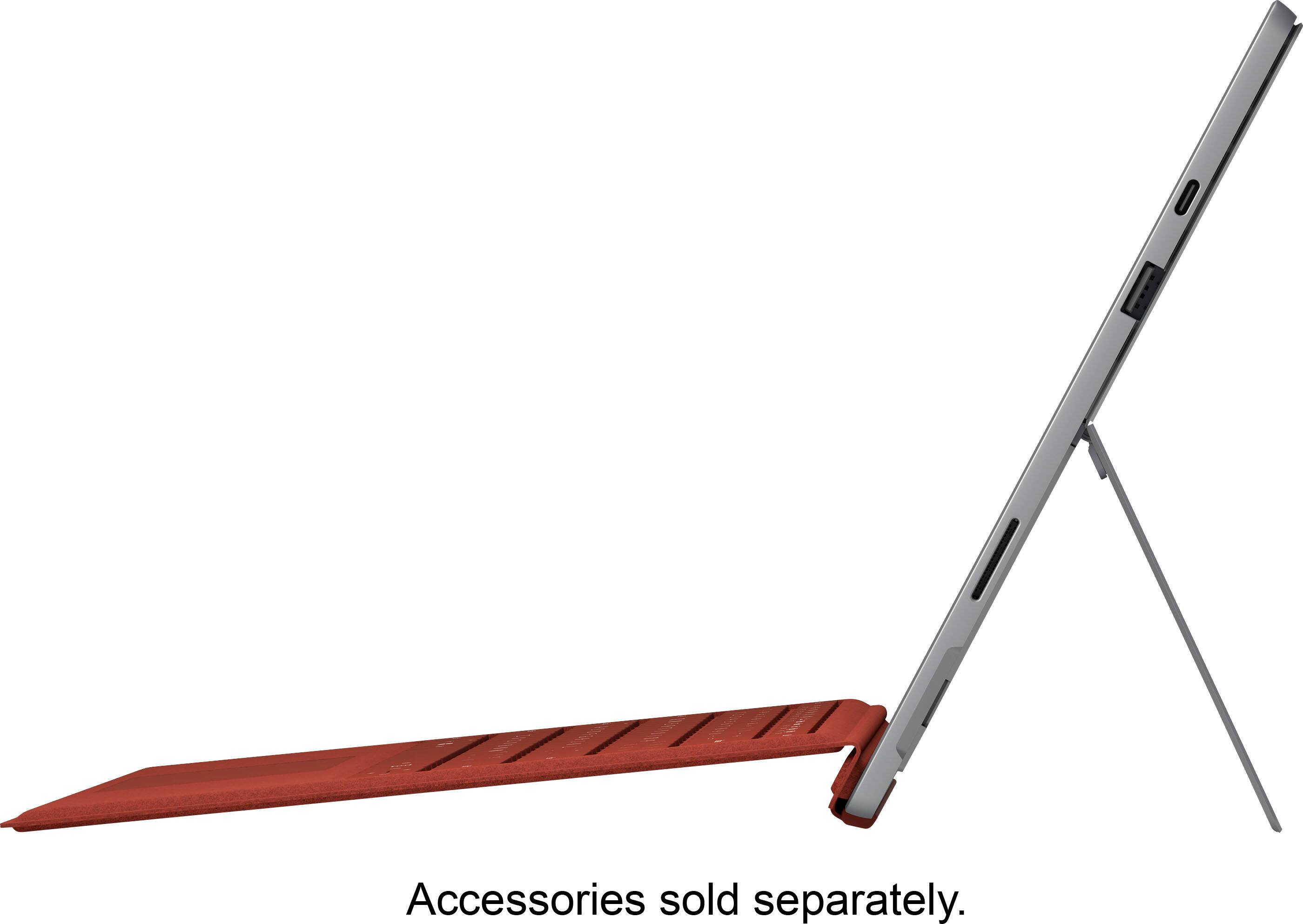 Alt View 18. Microsoft - Surface Pro 7 - 12.3" Touch Screen - Intel Core i5 - 8GB Memory - 128GB SSD - Device Only - Platinum.