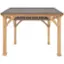 Alt View 11. Yardistry - 11' x 13' Carolina Pavilion - Coffee Brown.