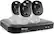 Angle. Swann - 8-Channel, 4-Camera Indoor/Outdoor Wired 4K UHD 2TB DVR Surveillance System - Black/Gray/White.