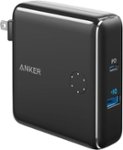 Front. Anker - PowerCore Portable Charger for Most USB Type-C Enabled Devices - Dark Gray.