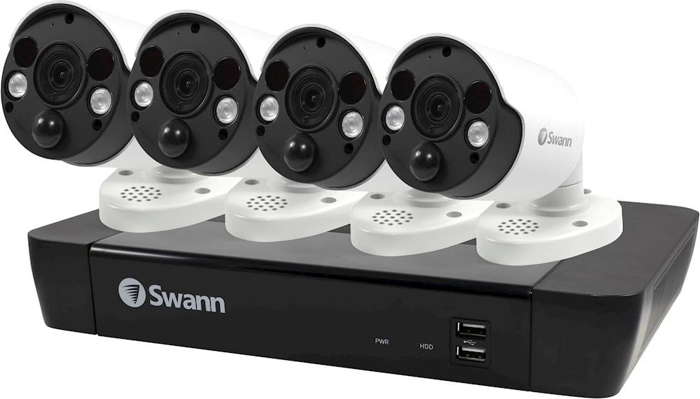 Customer Reviews Swann 8Channel, 4Camera Indoor/Outdoor Wired 4K 2TB