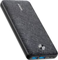 Anker - PowerCore Metro 20,000 mAh Portable Charger for Most USB-Enabled Devices - Dark Gray - Front_Zoom