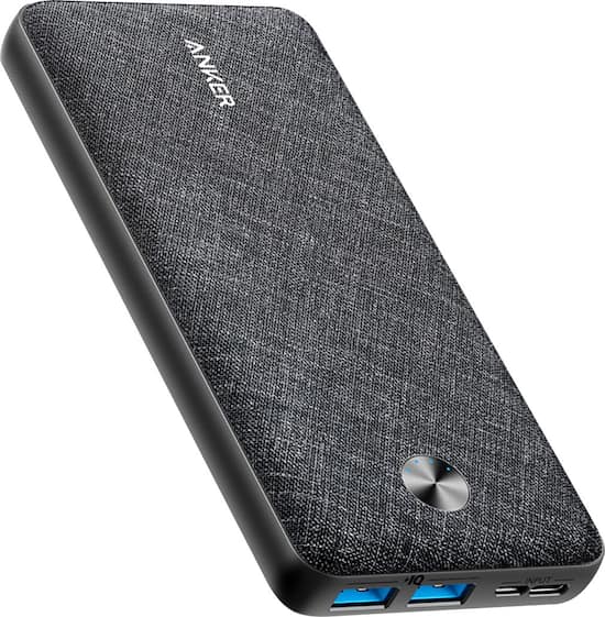 Anker Powercore Metro 000 Mah Portable Charger For Most Usb Enabled Devices Dark Gray A1268h11 2 Best Buy