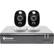 Front. Swann - 4-Channel, 2-Camera Indoor/Outdoor Wired 1080p 1TB DVR Surveillance System - Black/White.