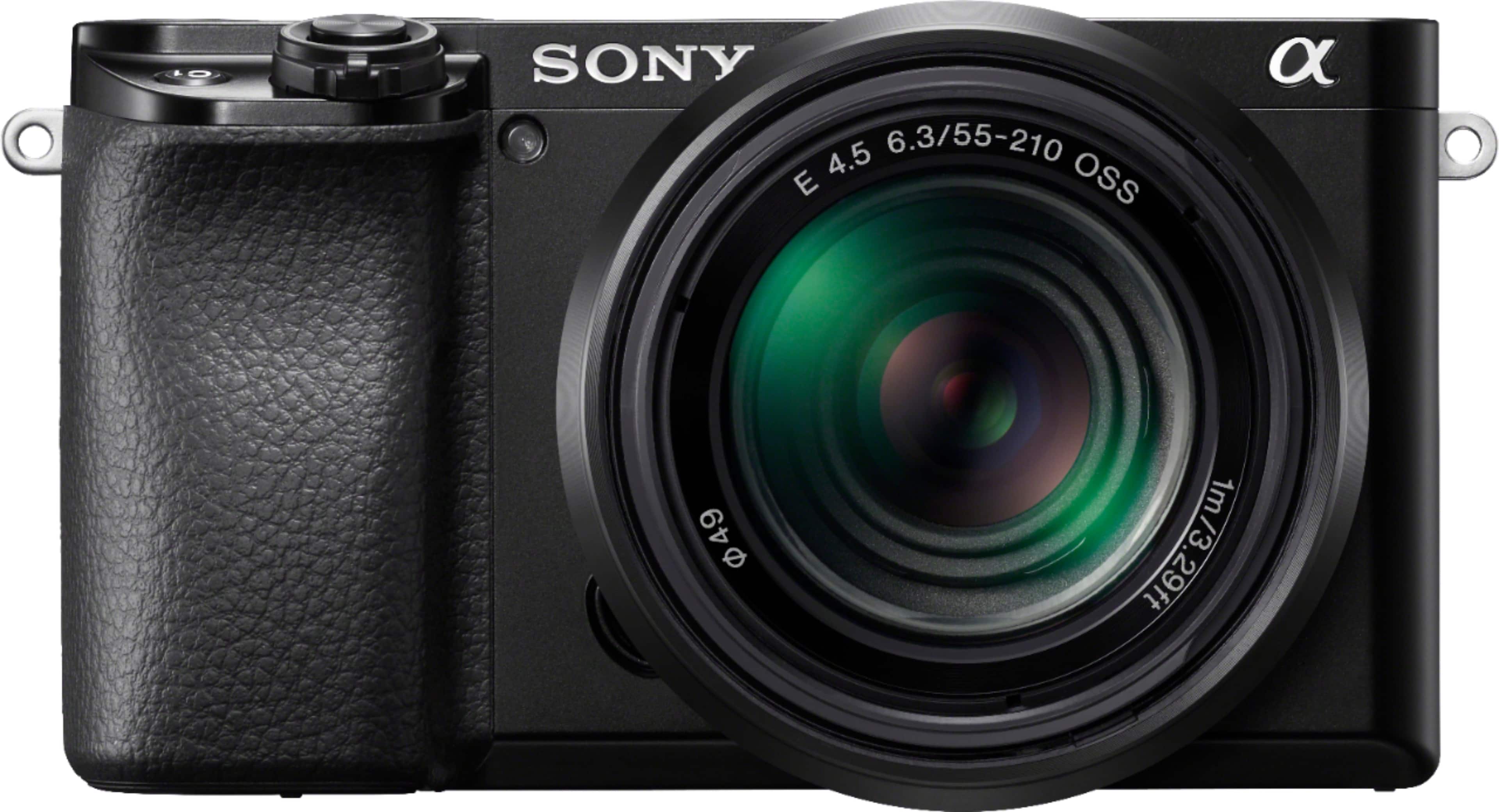 Alt View 13. Sony - Alpha 6100 Mirrorless Camera 2-Lens Kit with E PZ 16-50mm and E 55-210mm Lenses - Black.