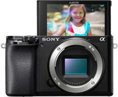 Sony - Alpha 6100 Mirrorless Camera (Body Only) - Black - Front_Zoom