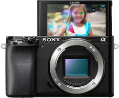 Sony - Alpha 6100 Mirrorless Camera (Body Only) - Black - Front_Zoom