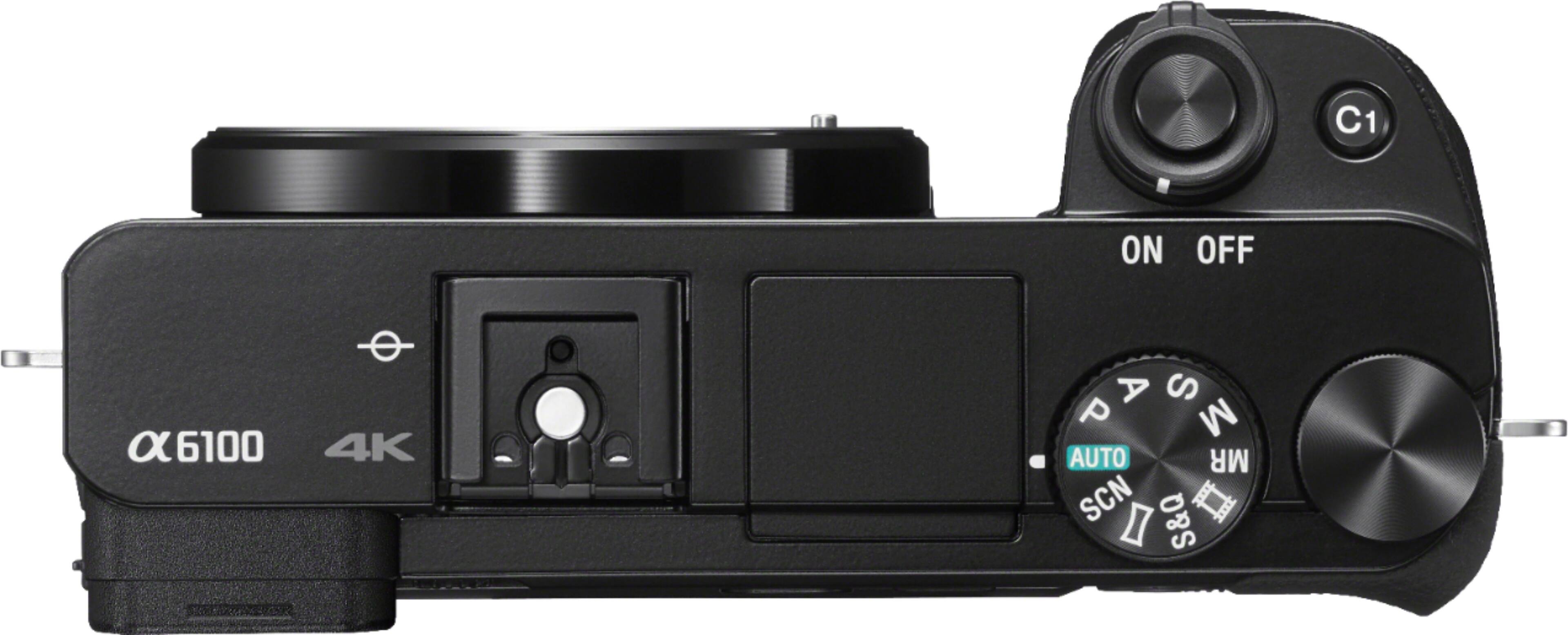 Sony - Alpha 6100 Mirrorless Camera (Body Only) - Black
