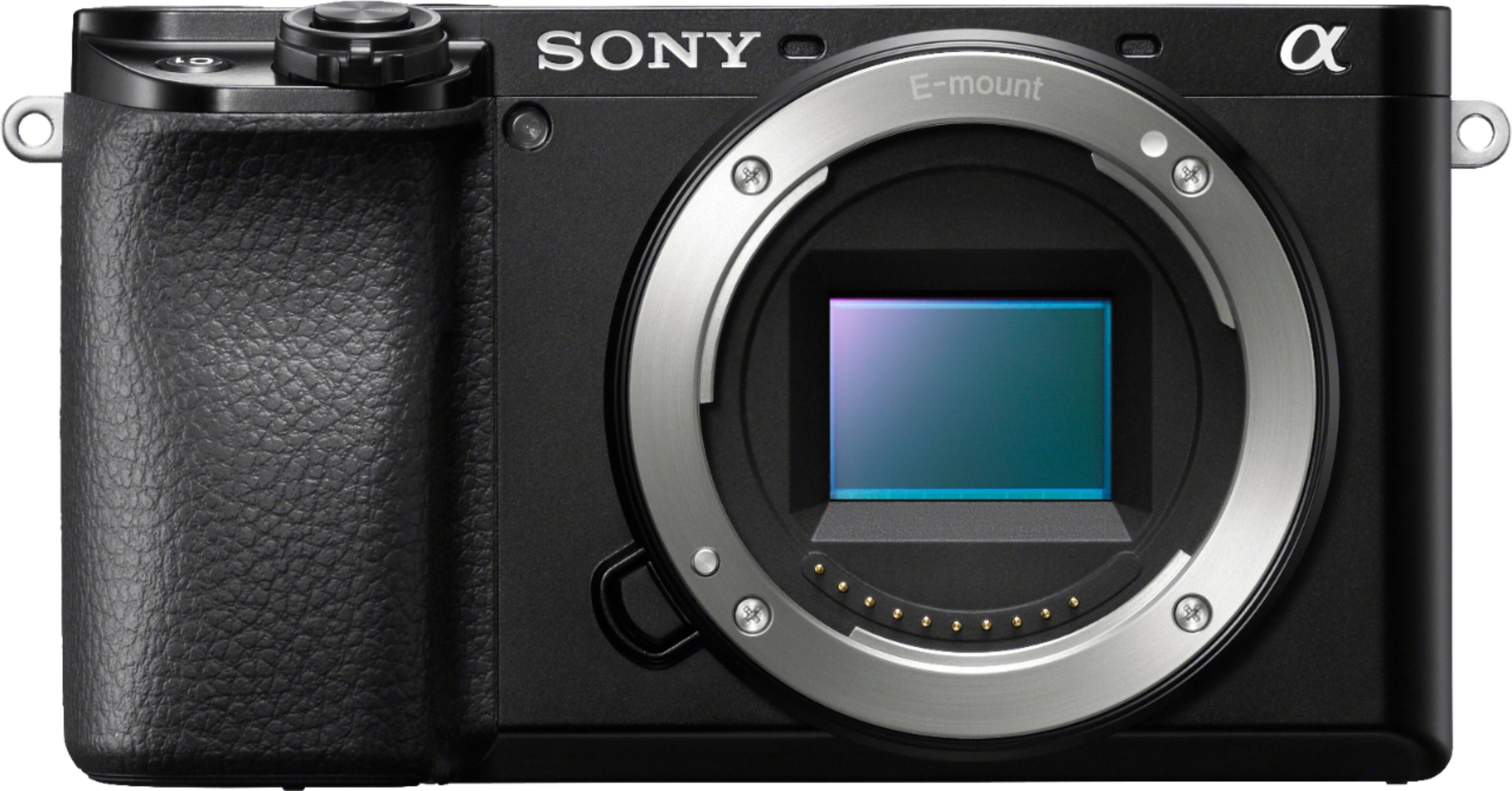 Alt View 11. Sony - Alpha 6100 Mirrorless Camera (Body Only) - Black.
