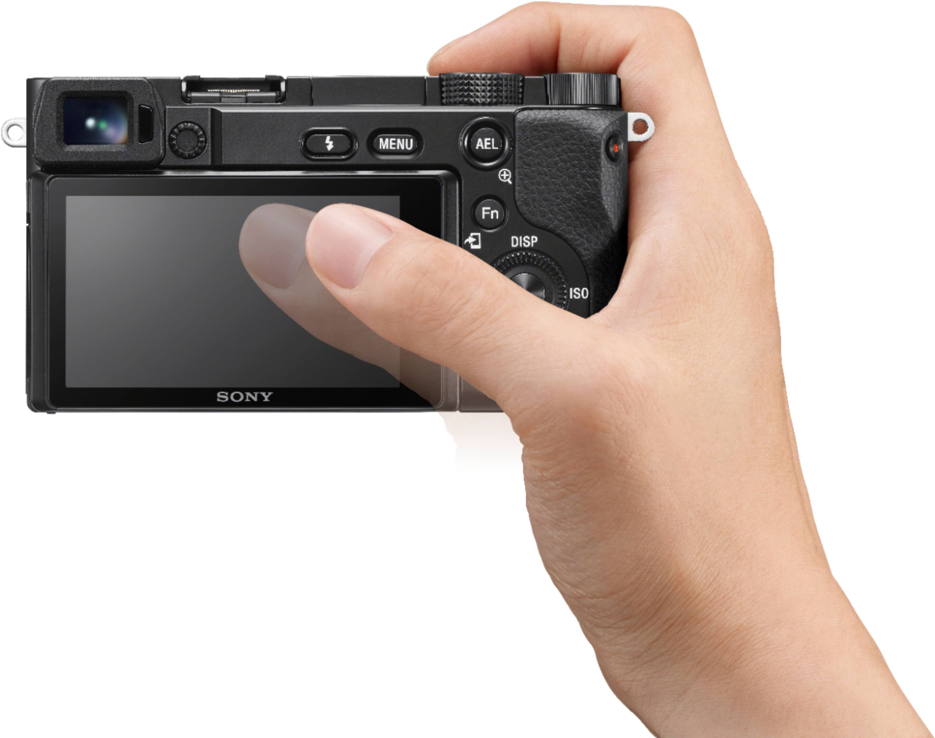 Alt View 12. Sony - Alpha 6100 Mirrorless Camera (Body Only) - Black.