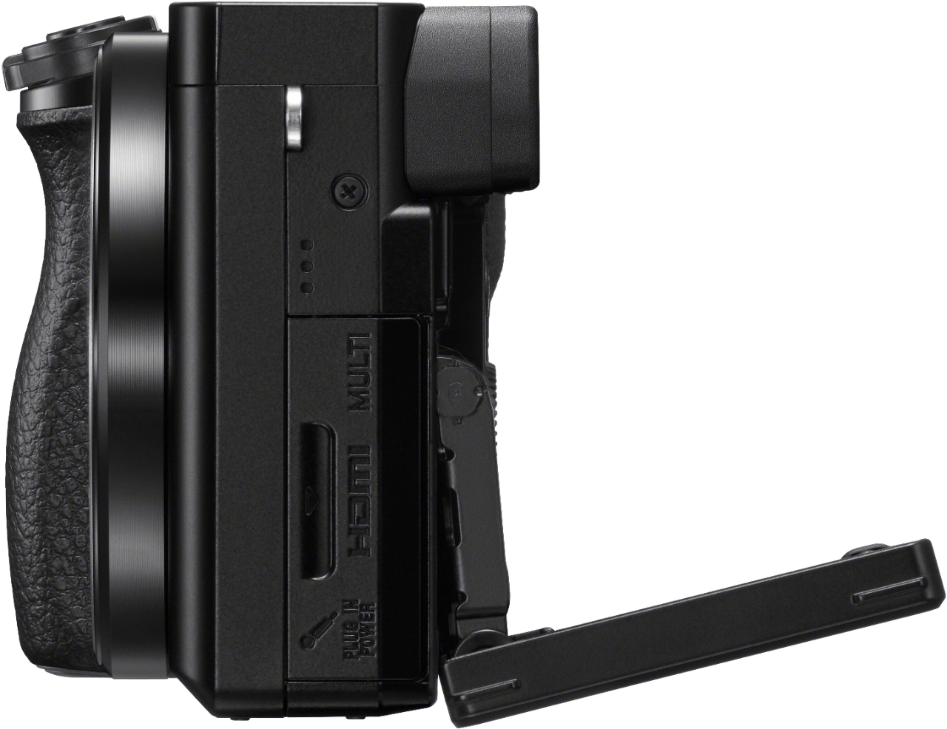 Alt View 16. Sony - Alpha 6100 Mirrorless Camera (Body Only) - Black.
