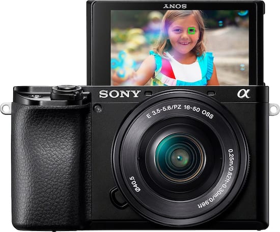 Sony Alpha 6100 Mirrorless 4K Video Camera with E PZ 16-50mm