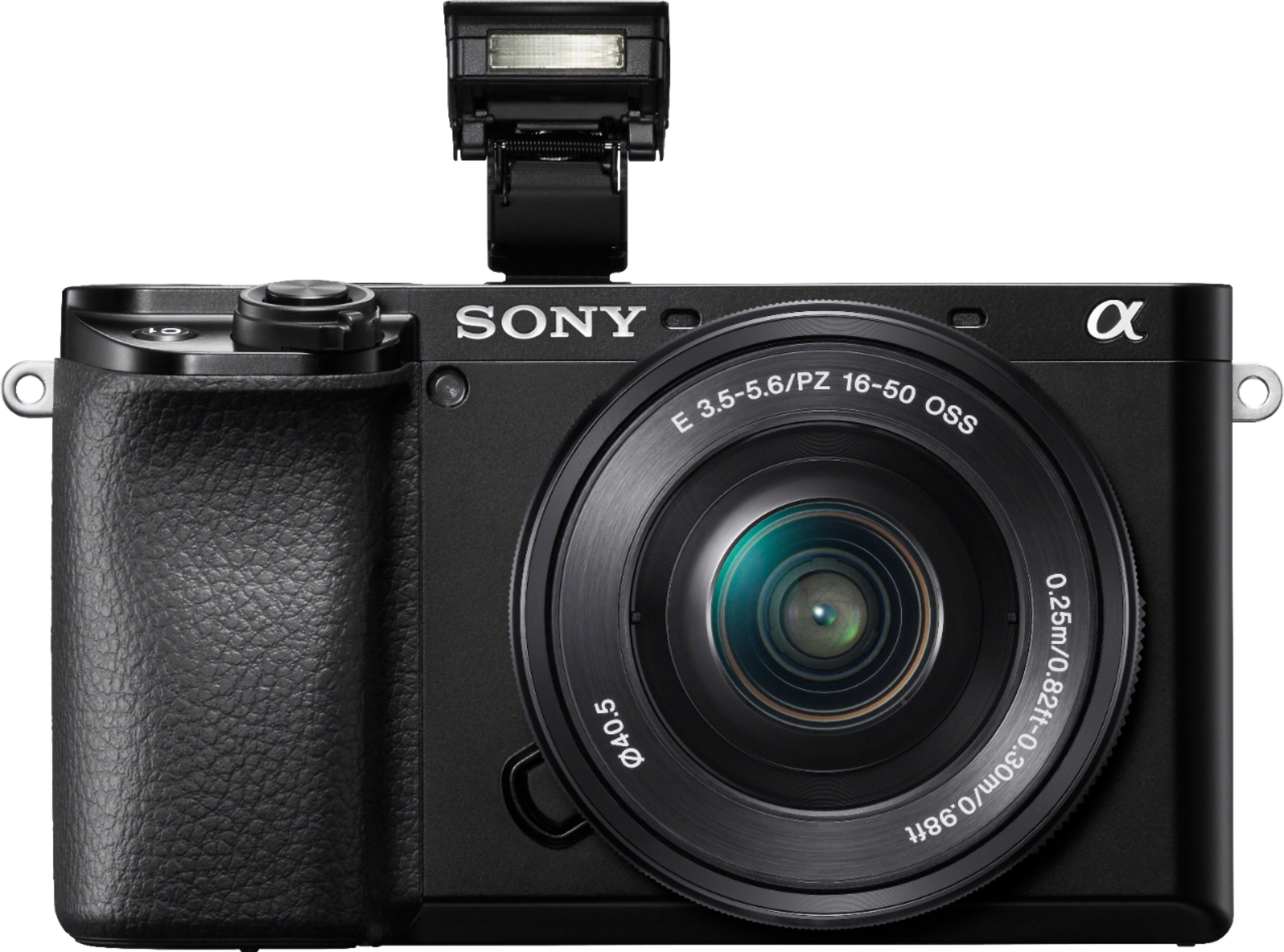 Sony Alpha 6100 Mirrorless 4K Video Camera with E PZ 16-50mm 
