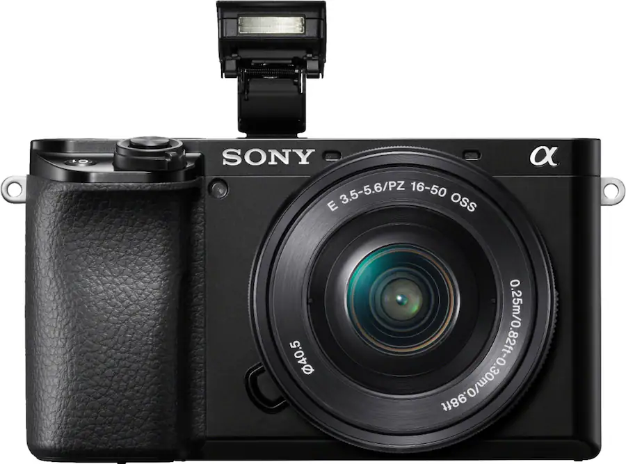 Sony Alpha 6100 Mirrorless 4K Video Camera with E PZ 16-50mm Lens Black