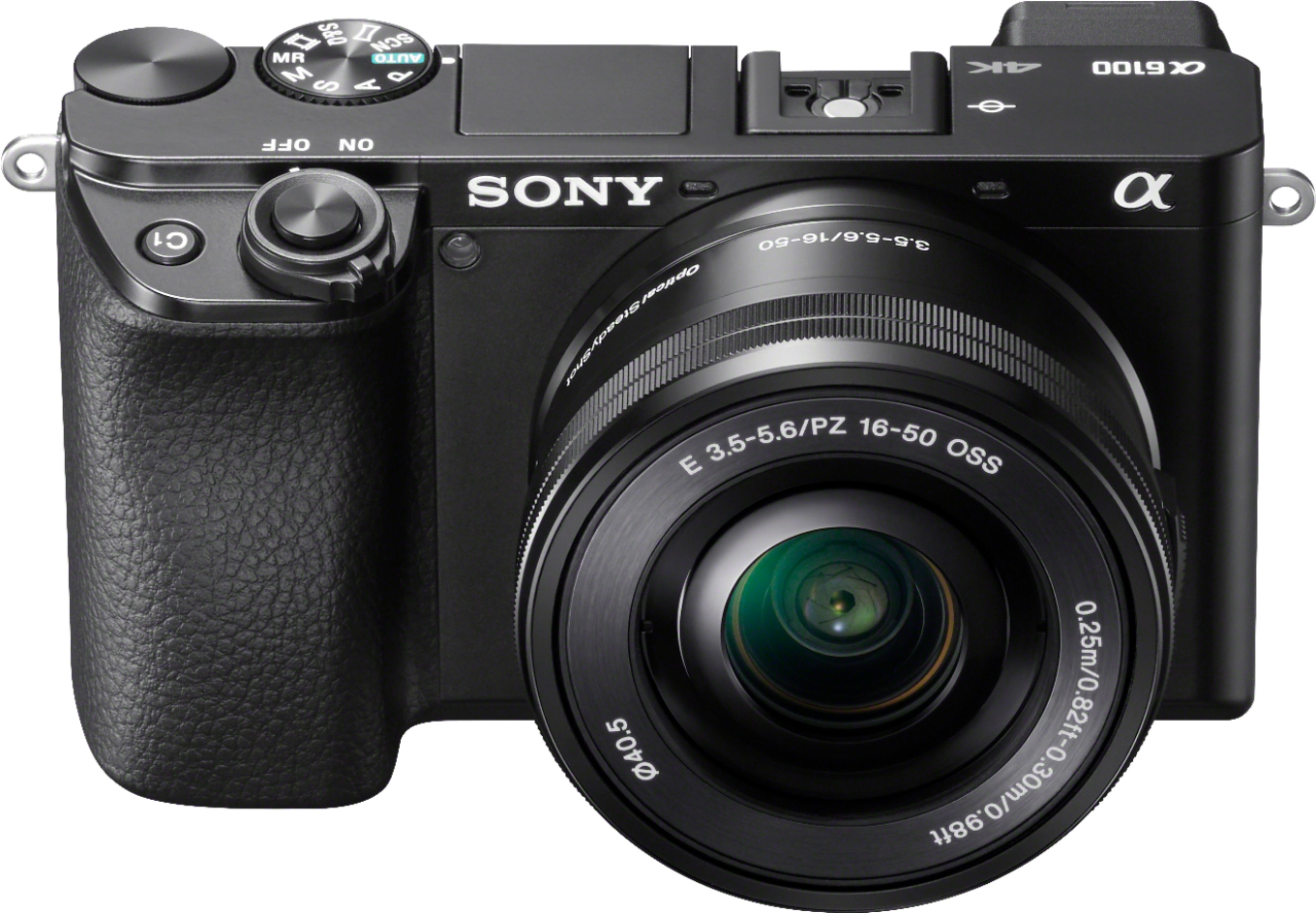 Sony Alpha 6100 Mirrorless 4K Video Camera with E PZ 16-50mm Lens 