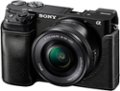 Left Zoom. Sony - Alpha 6100 Mirrorless 4K Video Camera with E PZ 16-50mm Lens - Black.