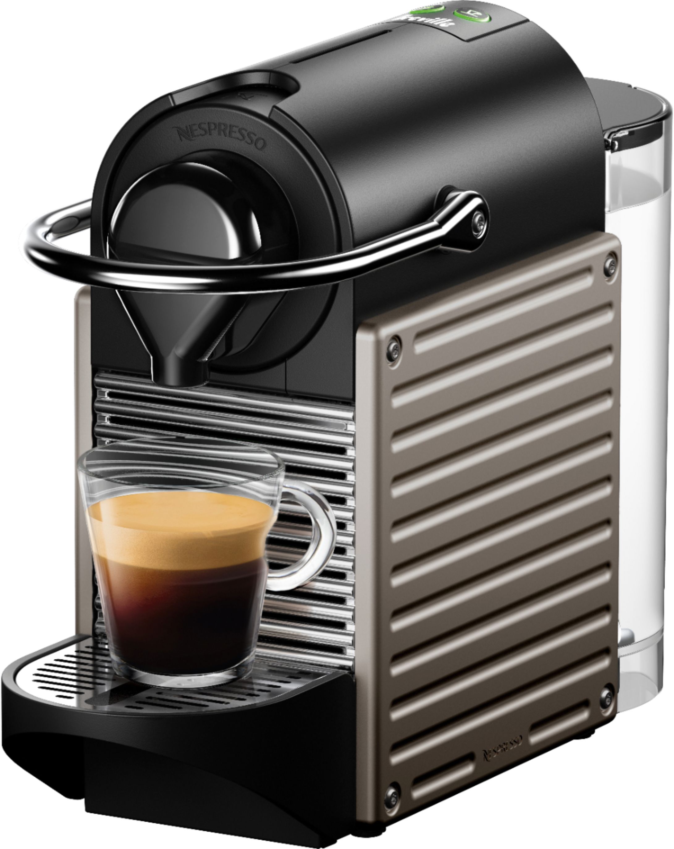 Best Buy: Nespresso Breville Espresso Machine with 19 bars of pressure Electric Titan BEC430TTN1BUC1