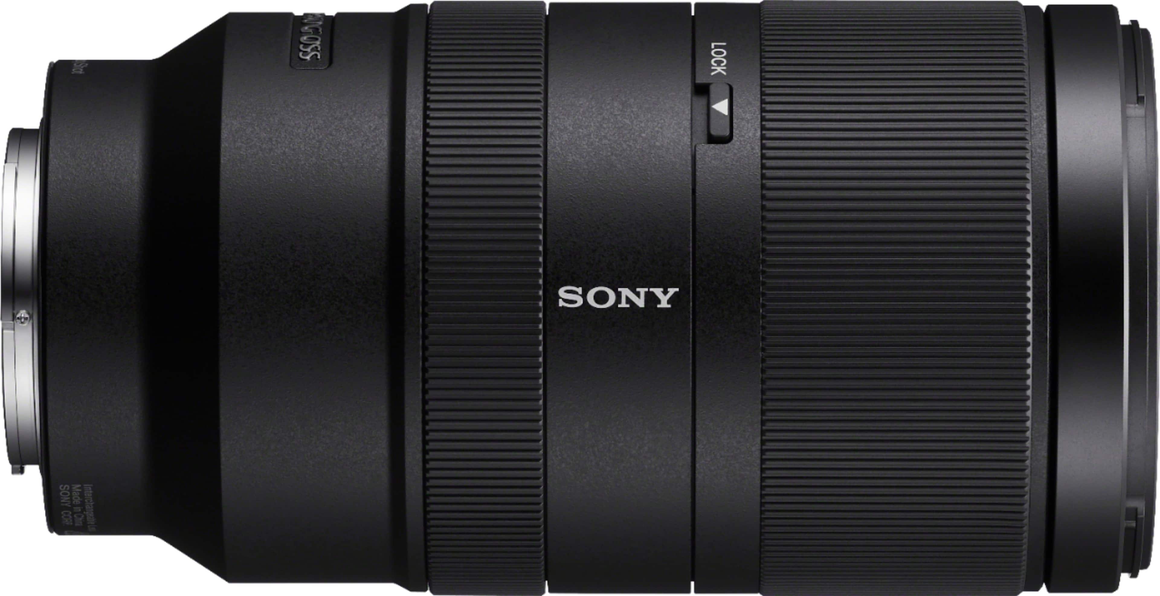 Angle. Sony - E 70-350mm F4.5-6.3 G OSS Telephoto Zoom Lens for E-mount Cameras - Black.
