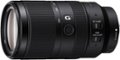 Front. Sony - E 70-350mm F4.5-6.3 G OSS Telephoto Zoom Lens for E-mount Cameras - Black.
