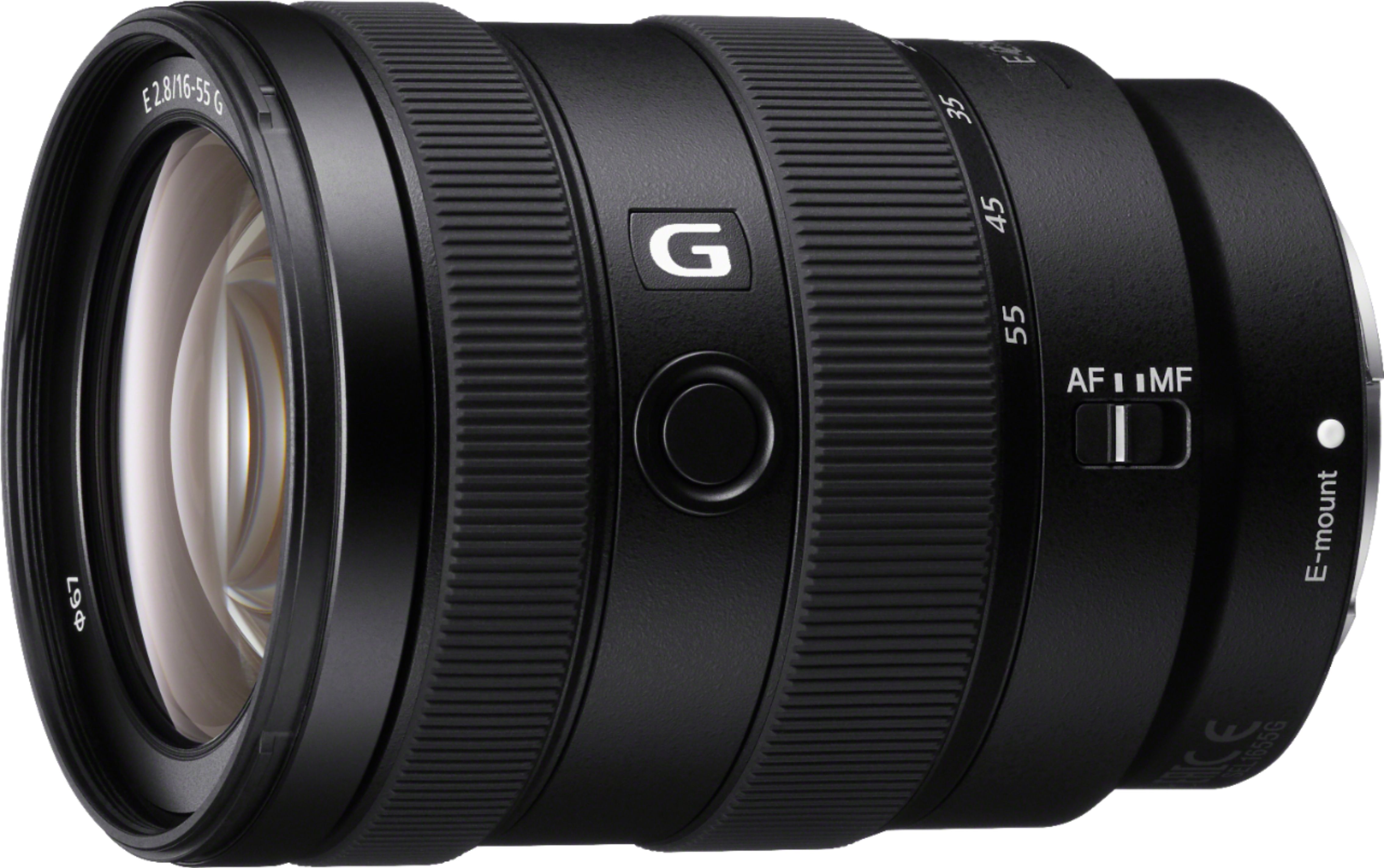 Sony E 16-55mm F2.8 G Standard Zoom Lens for E-mount Cameras Black