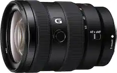 Front. Sony - E 16-55mm F2.8 G Standard Zoom Lens for E-mount Cameras - Black.